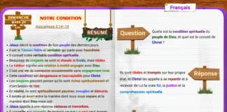 Notre condition étude de la leçon de l’École du Sabbat montrant la foi tiède et l’appel de Christ à la repentance