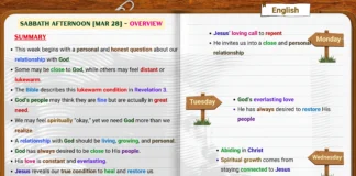 Lesson 1 overview Sabbath School lesson study about spiritual growth and abiding in Christ