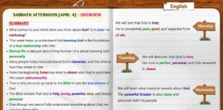 Lesson 2 overview Sabbath School lesson study about knowing God and His character