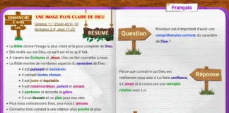 Une image plus claire de Dieu étude de la leçon de l’École du Sabbat montrant le caractère de Dieu dans la Bible