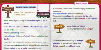 Mungu Katika Uumbaji somo la Shule ya Sabato likionyesha Mungu kama Muumba na Baba wa karibu