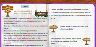 Attachés au cep étude de la leçon de l’École du Sabbat montrant la connexion à Christ par le Saint-Esprit