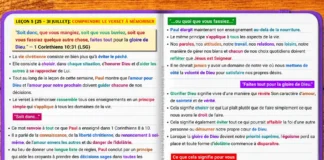 Illustration de Comprendre 1 Corinthiens 10:31 montrant un croyant honorant Dieu par ses choix quotidiens qui Lui rendent gloire.