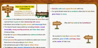 Paul's Letters to the Corinthians illustrating Paul writing inspired counsel to help the Corinthian church remain faithful to Jesus Christ