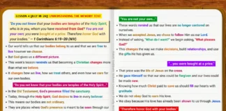 Understanding 1 Corinthians 6:19–20 illustrating believers as temples of the Holy Spirit, honoring God through holy living