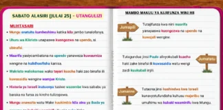 Picha ya jalada la Muhtasari wa Somo la 5 kutoka Mwongozo wa Watu Wazima wa Mafunzo ya Biblia ya Shule ya Sabato (ABSG Q3 2026), ikionyesha uhuru wa Kikristo, upendo, uaminifu, na kuishi kwa utukufu wa Mungu.