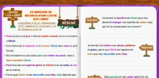 Un ministère de réconciliation centré sur Christ montrant un chrétien partageant l’amour salvateur de Christ et le message de la réconciliation