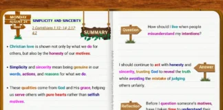 Lesson 9 Monday study on simplicity and sincerity, honest motives, and genuine Christian ministry