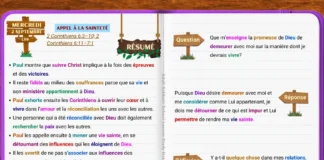 Appel à la sainteté montrant un chrétien vivant dans la présence de Dieu et se détournant de ce qui le sépare de Lui