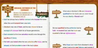 Abraham, Defender of the Covenant, demonstrating faith and trust in God