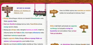 Mitume na manabii wakifunua ujumbe wa Mungu na kuanzisha kanisa huku Yesu Kristo akiwa msingi wake.